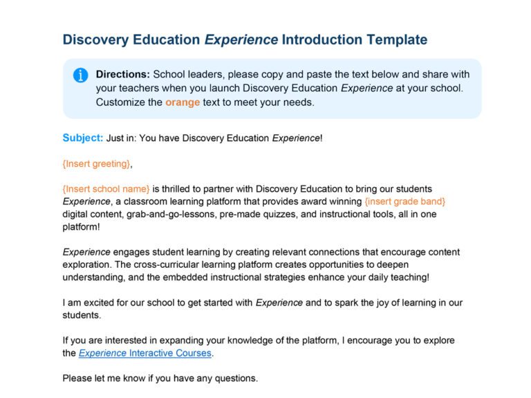 de comms kit email templates